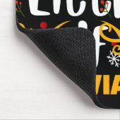 Tygraphy Little Elf Fun Family Matching T Shirt Mousepad (Ecke)