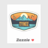 Tyhee, Idaho Aufkleber (Blatt)