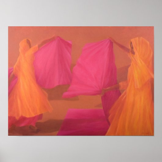 Tying Saris Poster (Vorne)