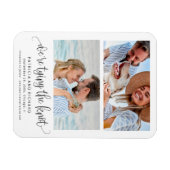Tying The Knot Wedding Save The Date 2 Magnet (Horizontal)