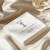 Tying up my Champagne Party Serviette