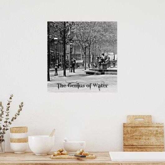 Tyler Davidson Fountain Poster (Küche)