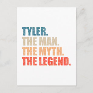 Tyler Der Mann Der Mythos Die Legende Postkarte