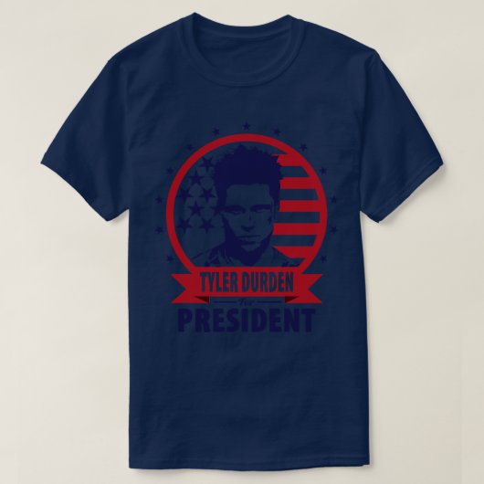 Tyler Durden für Präsident T-Shirt (Design vorne)