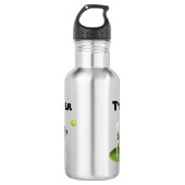 Tyler Name mit Fox Terrier, Wasserflasche (Vorderseite)