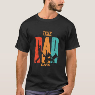 Tyler Native Funny State Flag Vater Parent Baby T-Shirt
