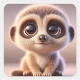 "Tyler" Quadratischer Aufkleber