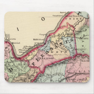 Tyler, Ritchie, Pleasants, Holz, Draht-Landkreis Mousepad