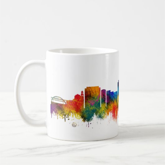 Tyler Texas Skyline Kaffeetasse (Links)