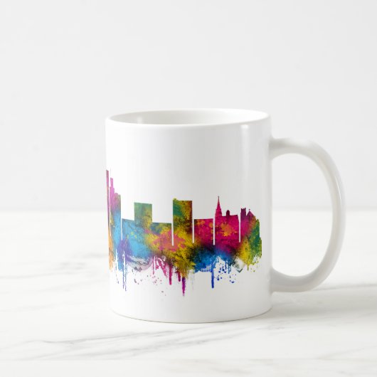Tyler Texas Skyline Kaffeetasse (Rechts)