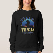 Tyler Texas TX Wild Horse Sweatshirt (Vorderseite)