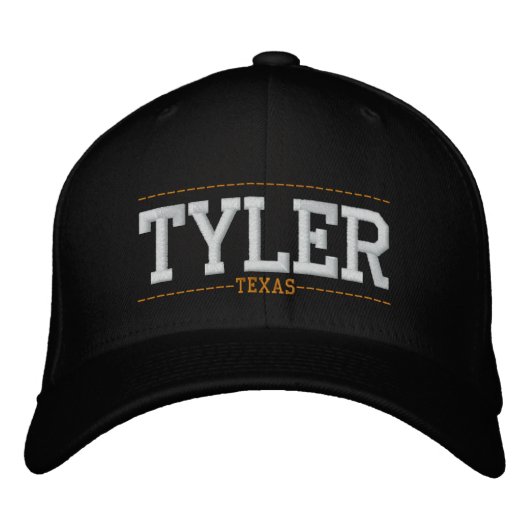 Tyler Texas USA bestickte Hats Bestickte Baseballkappe (Vorderseite)