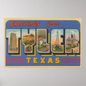 Tyler, TexasLarge Letter ScenesTyler, TX Poster (Vorne)