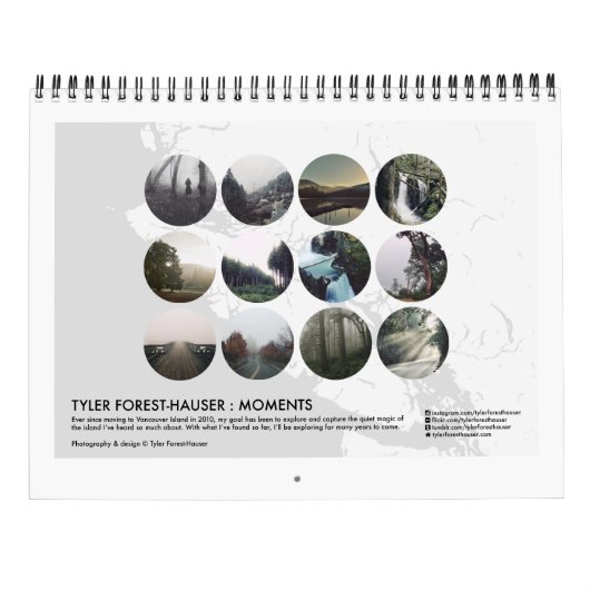 Tyler Wald-Hauser: Momente Kalender (Rückseite)