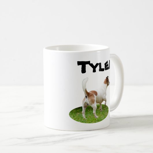 Tylername mit Fox Terrier, Kaffee-Tasse Kaffeetasse (VorderseiteRechts)