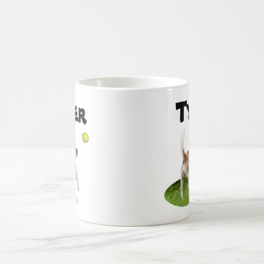Tylername mit Fox Terrier, Kaffee-Tasse Kaffeetasse (Mittel)