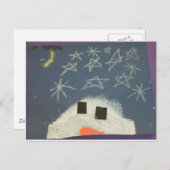 Tylers Snowman Postkarte (Vorne/Hinten)