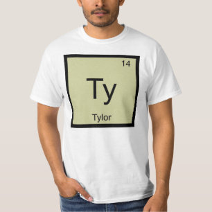 Tylor Name Chemie Element Periodensystem T-Shirt