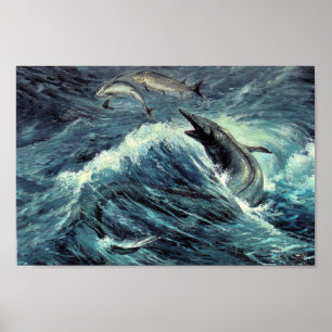 Tylosaurus Poster