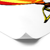 Tympani mit Handtuner-Grafik Poster (Ecke)