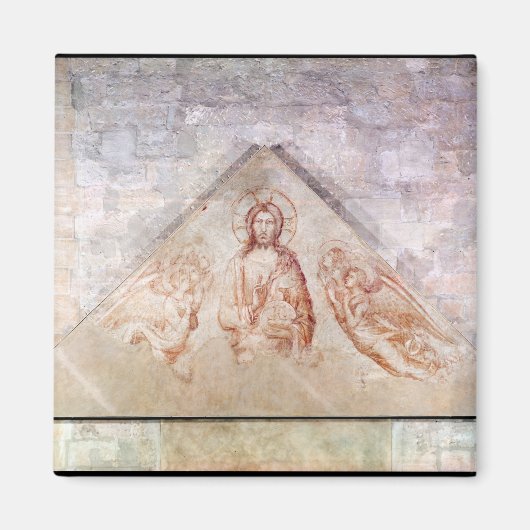 Tympanum, das Christus als Redemptor darstellt Magnet (Vorne)