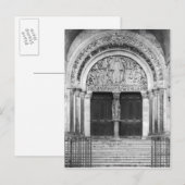 Tympanum mit dem Letzten Urteil Postkarte (Vorne/Hinten)