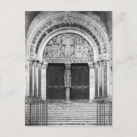 Tympanum mit dem Letzten Urteil Postkarte (Vorderseite)