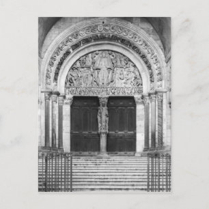 Tympanum mit dem Letzten Urteil Postkarte