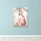 Tympanum mit dem Segen des Erretters, 1341 Leinwanddruck (Insitu (Holzboden))