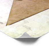 Tympanum mit dem Segen des Erretters, 1341 Poster (Ecke)