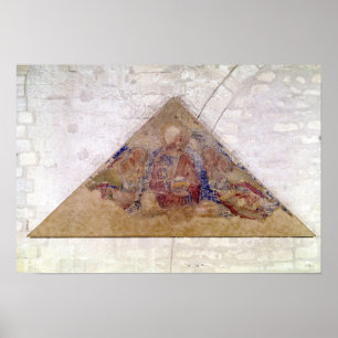 Tympanum mit dem Segen des Erretters, 1341 Poster