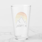 Tyndall California Retro Glas (Rückseite)