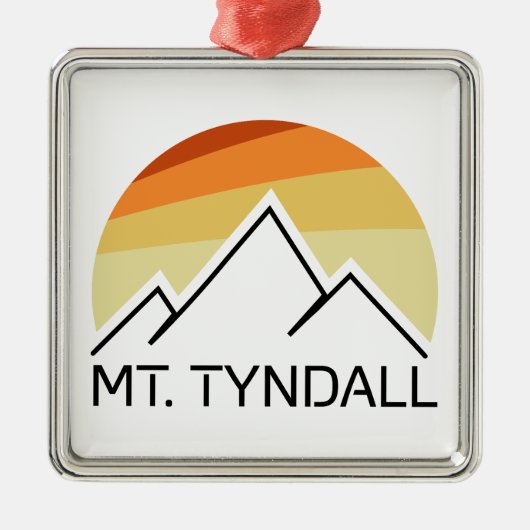 Tyndall California Retro Ornament Aus Metall (Vorne)