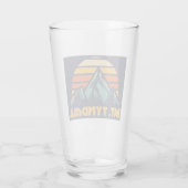 Tyndall California Retro Turquoise Glas (Rückseite)
