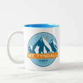 Tyndall California Stars Moon Zweifarbige Tasse (Links)