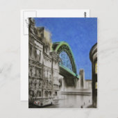 Tyne Bridge, England Postcard Postkarte (Vorne/Hinten)