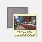 Tyne Bridge Magnet (Vorderseite/Rückseite)