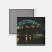 Tyne Bridge, Newcastle, England Magnet (Vorderseite/Rückseite)