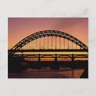 Tyne Bridge, Newcastle, England Postkarte