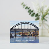 Tyne Bridge Newcastle UK Foto Postkarte (Stehend Vorderseite)