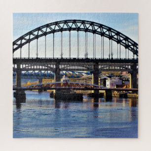 Tyne Bridge Newcastle UK Foto Square Puzzle
