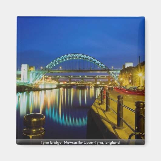 Tyne Bridge, Newcastle-Upon-Tyne, England Magnet (Vorne)