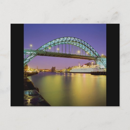 Tyne Bridge, Newcastle-Upon-Tyne, England Postkarte (Vorderseite)