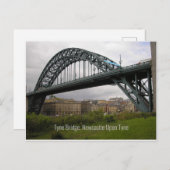 Tyne Bridge, Newcastle Upon Tyne Post Card. Postkarte (Vorne/Hinten)