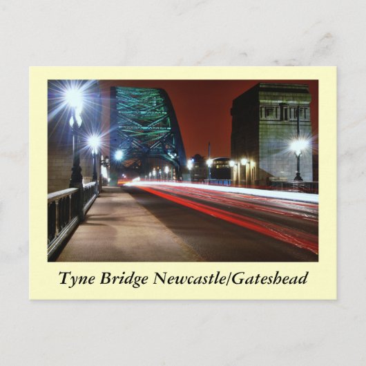 Tyne Bridge Postkarte (Vorderseite)