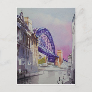 Tyne Bridge von der Dean Street Post Card Postkarte