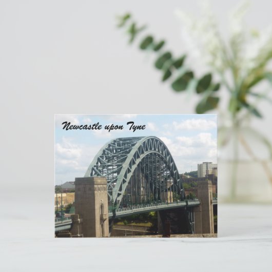 Tyne-Brücke Postkarte (Stehend Vorderseite)