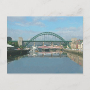 Tyne-Brücke (Tageslicht) Postkarte
