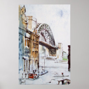 Tyne-Brücke von Dekan Street Print Poster