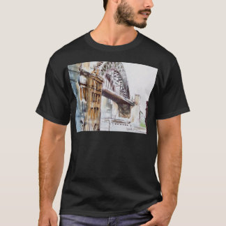 Tyne-Brücke von T-Shirt Dekan-Street Black